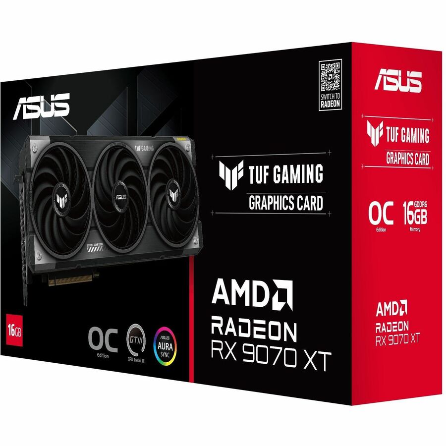 TUF AMD Radeon RX 9070 XT Graphic Card - 16 GB GDDR6