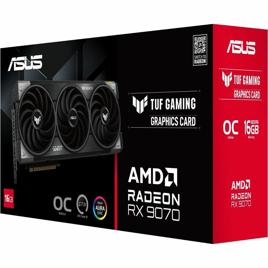 TUF AMD Radeon RX 9070 Graphic Card - 16 GB GDDR6