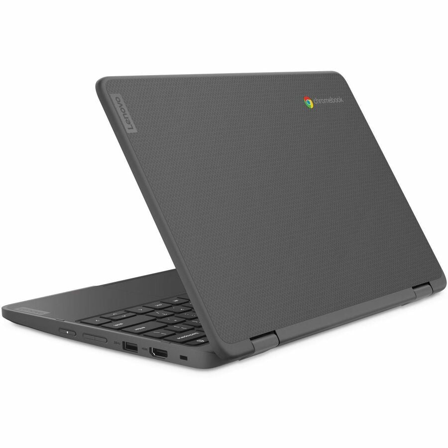 Lenovo 300e Yoga Chromebook Gen 4 82W2002HUS 11.6" Touchscreen Convertible 2 in 1 Chromebook - HD - Octa-core (ARM Cortex A76 + Cortex A55) - 4 GB - 32 GB Flash Memory - English Keyboard - Graphite Gray