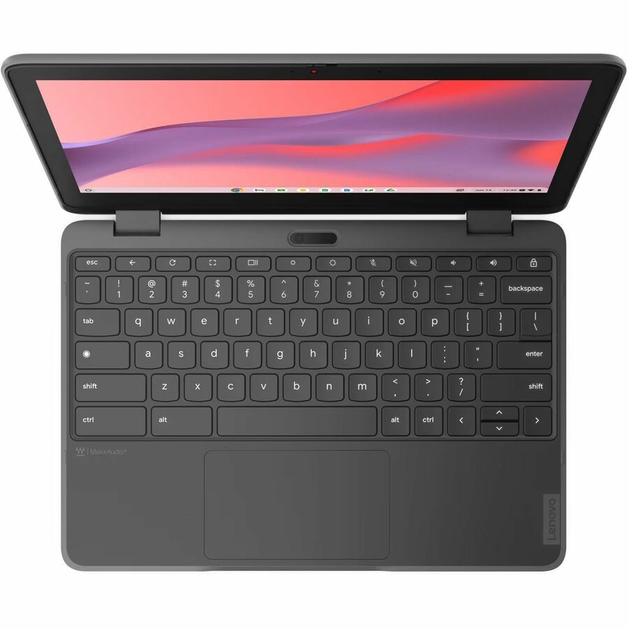 Lenovo 300e Yoga Chromebook Gen 4 82W2002HUS 11.6" Touchscreen Convertible 2 in 1 Chromebook - HD - Octa-core (ARM Cortex A76 + Cortex A55) - 4 GB - 32 GB Flash Memory - English Keyboard - Graphite Gray