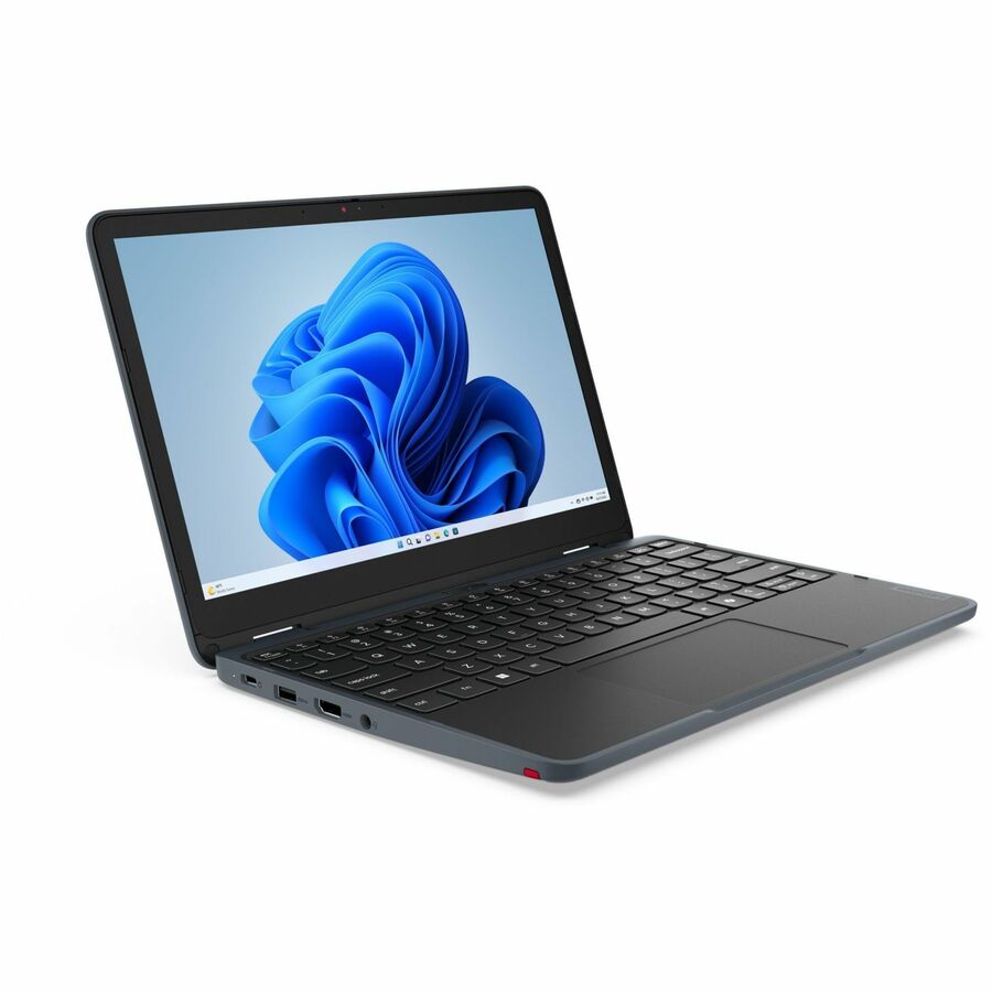 Lenovo 300w Gen 5 83LF0004US 11.6" Touchscreen Convertible 2 in 1 Notebook - HD - 60 Hz - Intel N-Series N150 - 4 GB - 128 GB SSD - English Keyboard - Slate Gray