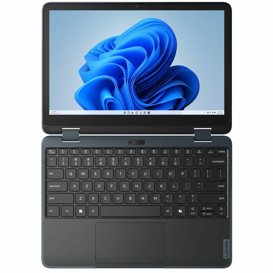 Lenovo 300w Gen 5 83LF0005US 11.6" Touchscreen Convertible 2 in 1 Notebook - HD - 60 Hz - Intel N-Series N150 - 8 GB - 128 GB SSD - English Keyboard - Slate Gray