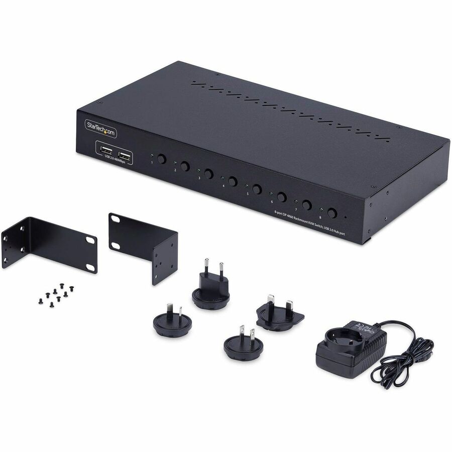 8-Port DisplayPort KVM Switch