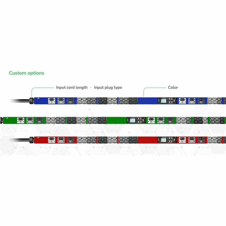 APC NetShelter Rack PDU Advanced Gen 2, Metered, 5.0kW, 1Phase, 208V, 30A, L6-30P, 40 Outlet