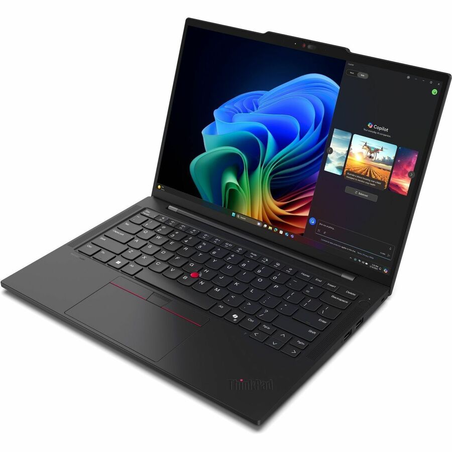 Lenovo ThinkPad T14s Gen 6 21QX000MUS 14" Copilot+ PC Notebook - WUXGA - Intel Core Ultra 7 258V - 32 GB - 512 GB SSD - English Keyboard - Black
