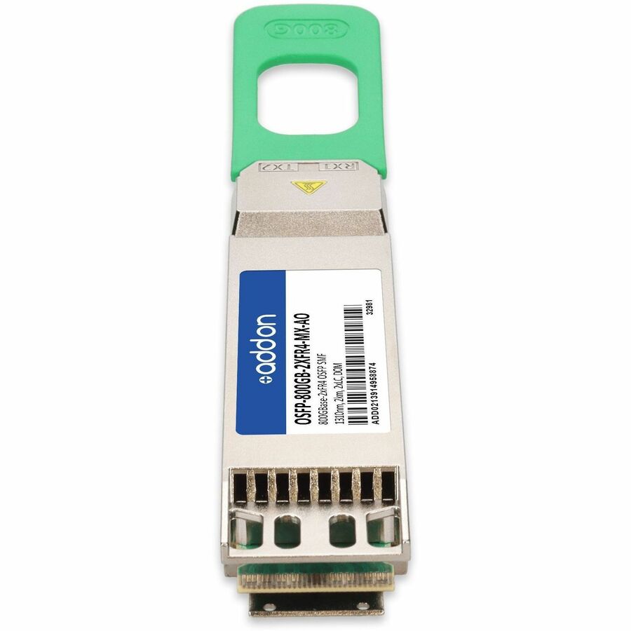 AddOn Mellanox Compatible TAA 800GBase-2xFR4 PAM4 OSFP Transceiver (SMF, 1310nm, 2km, 2xLC, DOM, CMIS 5.0)