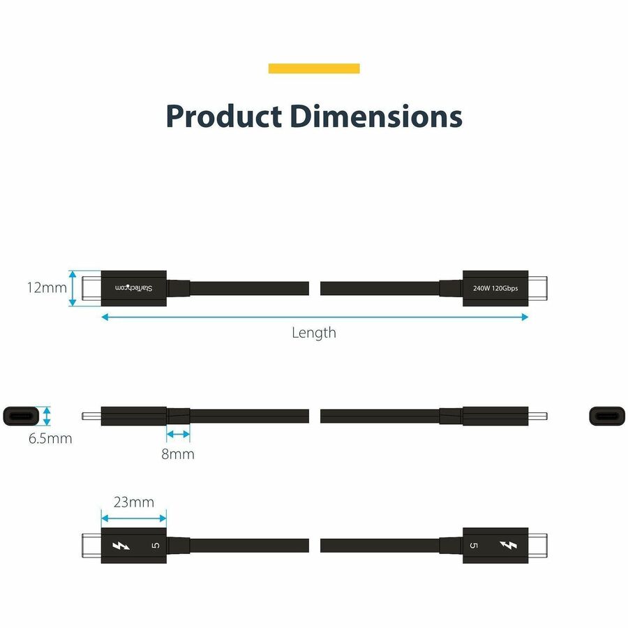 CERTIFIED THUNDERBOLT 5 CABLE