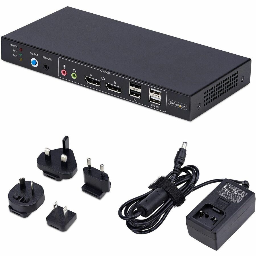 2-Port DisplayPort KVM Switch