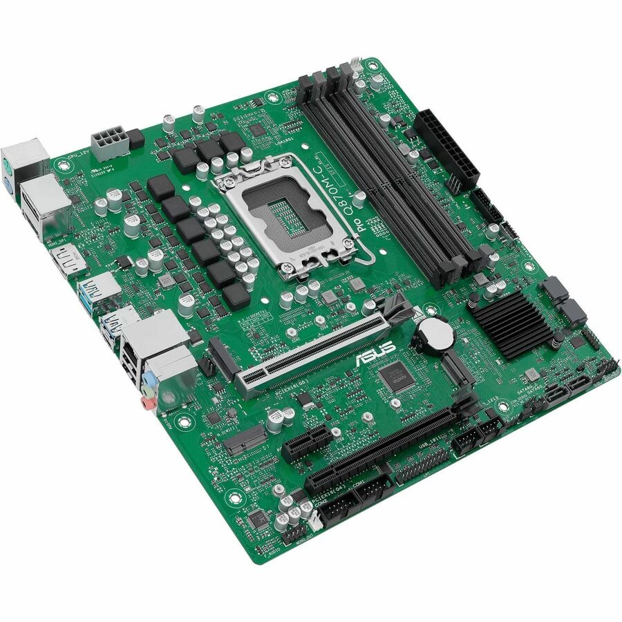 Asus Pro PRO Q870M-C-CSM Desktop Motherboard - Intel Q870 Chipset - Socket LGA-1851 - Micro ATX