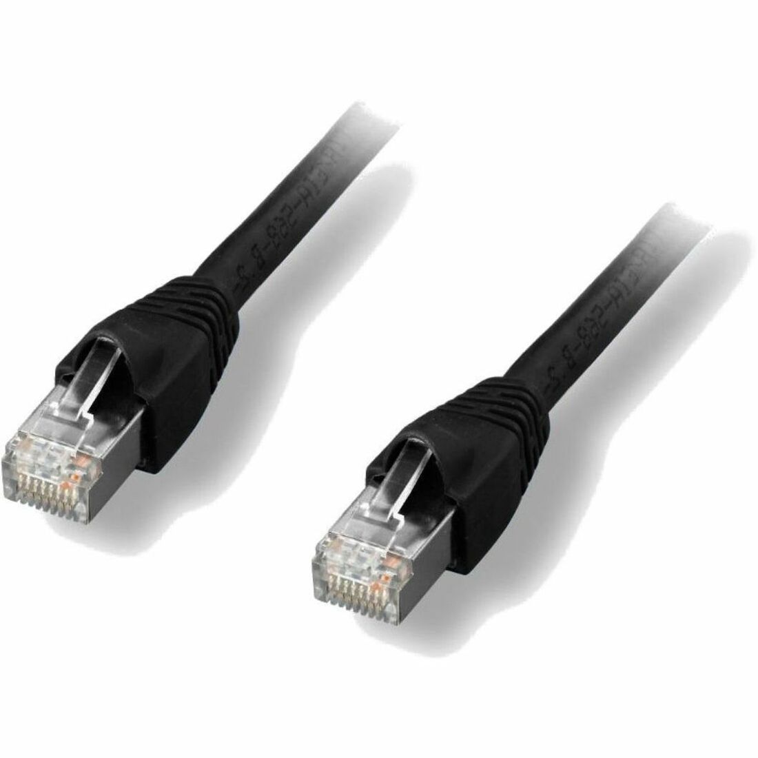 Comprehensive CAT6A Shielded Patch Cable Black 5ft