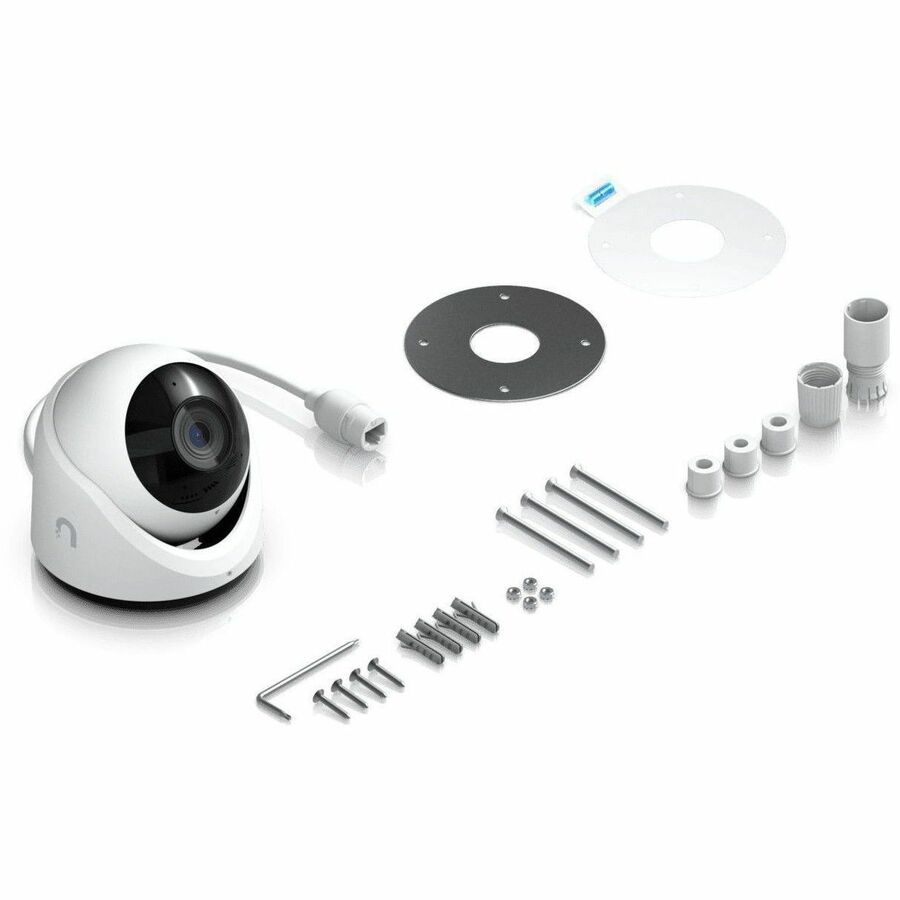 Ubiquiti UniFi G6 8 Megapixel 4K Network Camera - Color - Turret - White