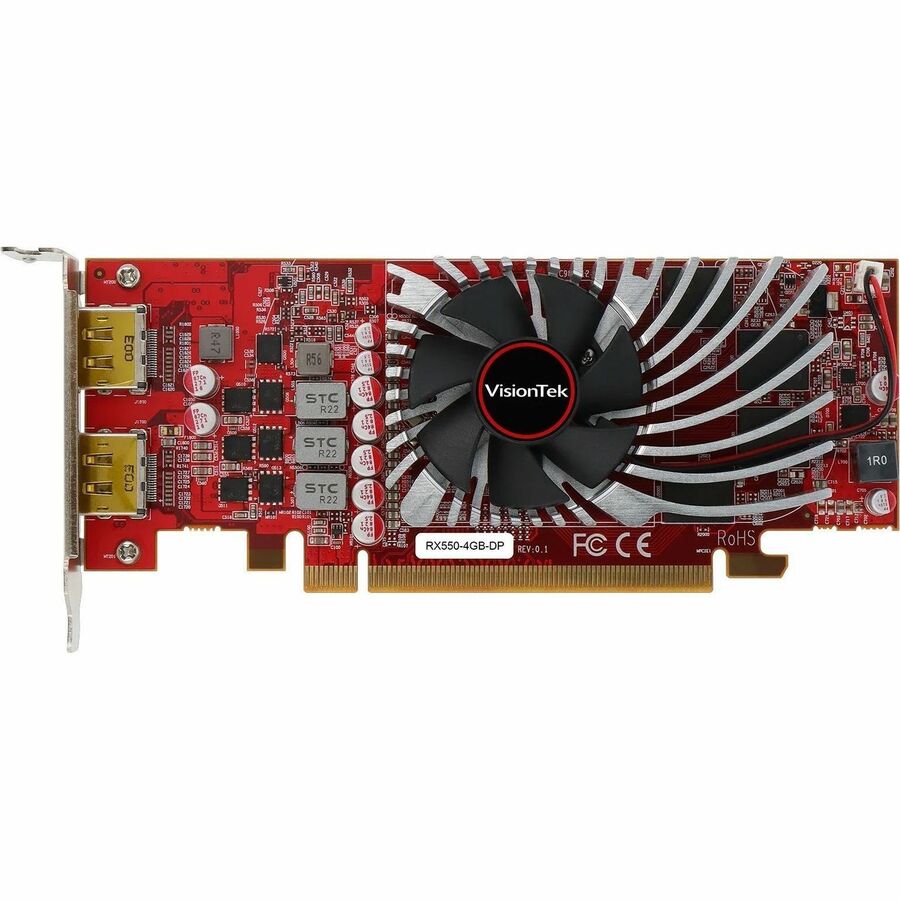 VisionTek AMD Radeon RX 550 Graphic Card - 4 GB GDDR5