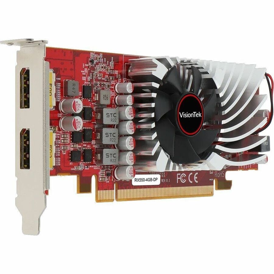 VisionTek AMD Radeon RX 550 Graphic Card - 4 GB GDDR5