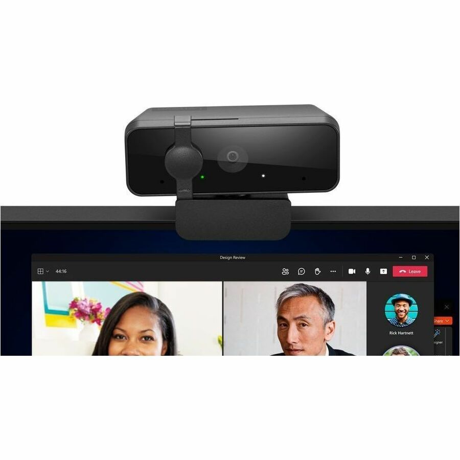 Lenovo Essential Webcam - 30 fps - Black - USB 2.0 Type A - 1 Pack(s)