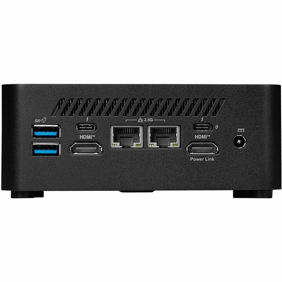 MSI Cubi NUC AI 1UMG-025BUS NUC Desktop Computer - Intel Core Ultra 5 125H - Mini PC - Black