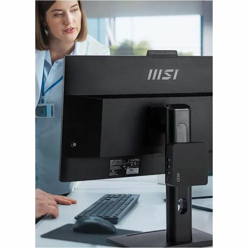 MSI Cubi NUC AI 1UMG-025BUS NUC Desktop Computer - Intel Core Ultra 5 125H - Mini PC - Black