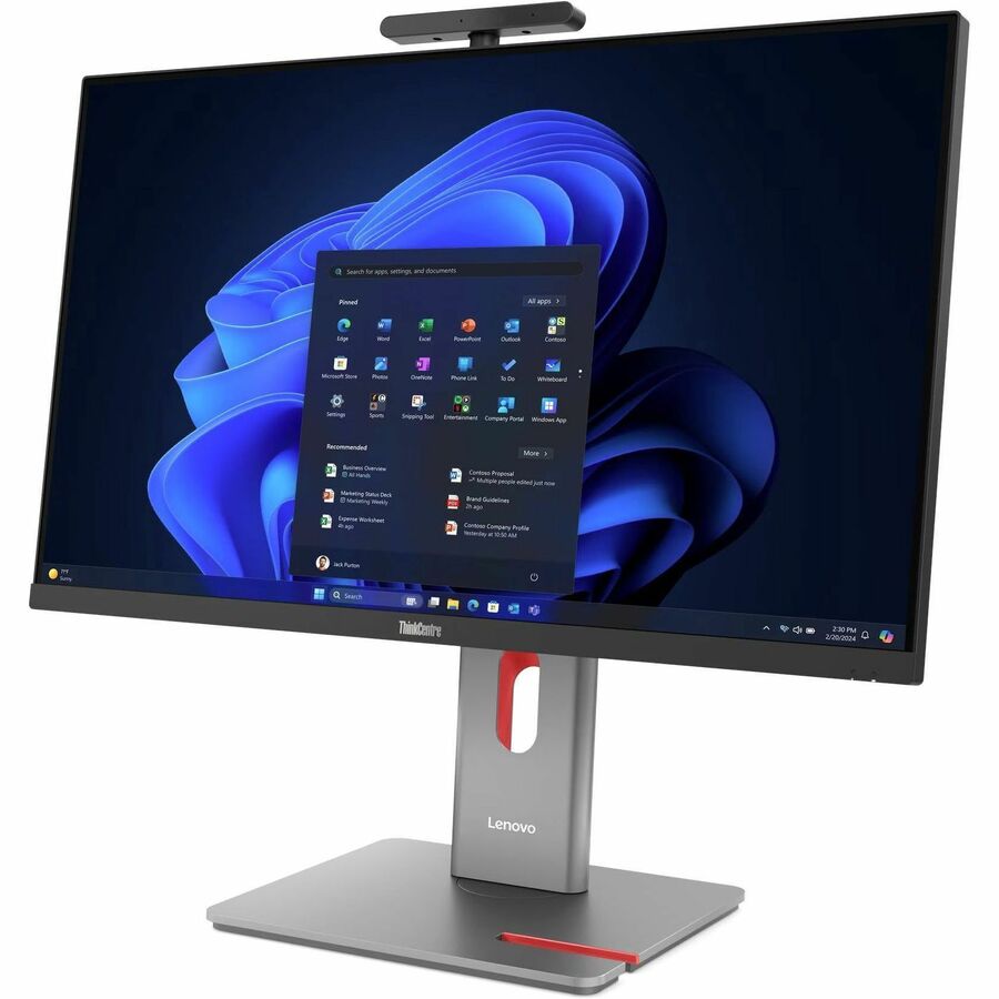 Lenovo ThinkCentre M90a Pro Gen 6 13AM000MUS All-in-One Computer - Intel Core Ultra 5 2nd Gen 235 - vPro Technology - 16 GB - 512 GB SSD - 27" QHD - Desktop - Black