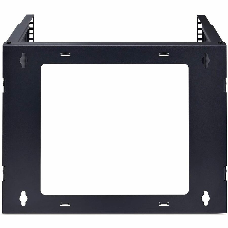 StarTech.com 2-Post 8U Wall Mounted Rack, Adjustable Depth up to 16in, Bracket for 19-inch Server/Data/Networking Equipment, Max 88lb