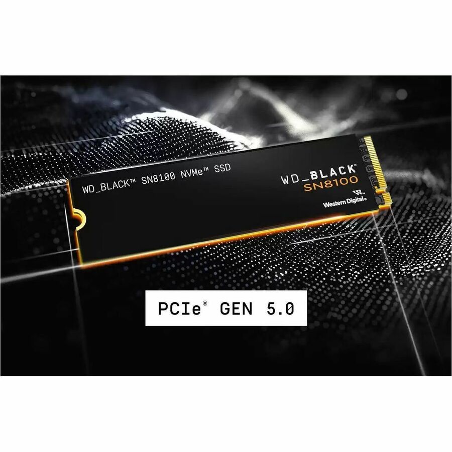 Western Digital Black SN8100 WDS100T1X0M-00CMT0 1 TB Solid State Drive - M.2 2280 Internal - PCI Express NVMe (PCI Express NVMe 5.0 x4)