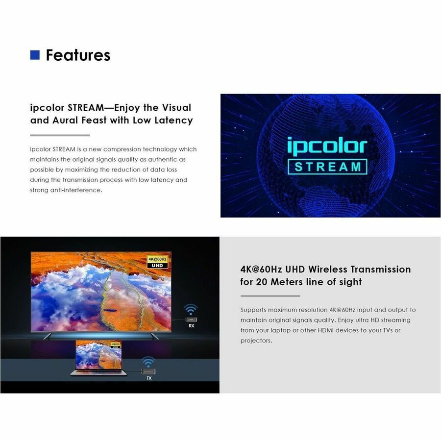 Rocstor TrueReach Video Extender Transmitter/Receiver