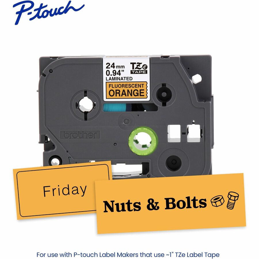 Black on Fluorescent Oranage