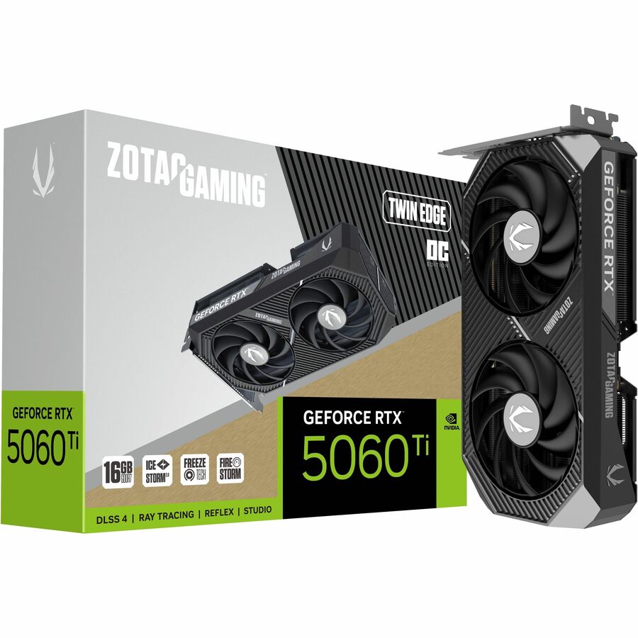 Zotac NVIDIA GeForce RTX 5060 Ti Graphic Card - 16 GB GDDR7