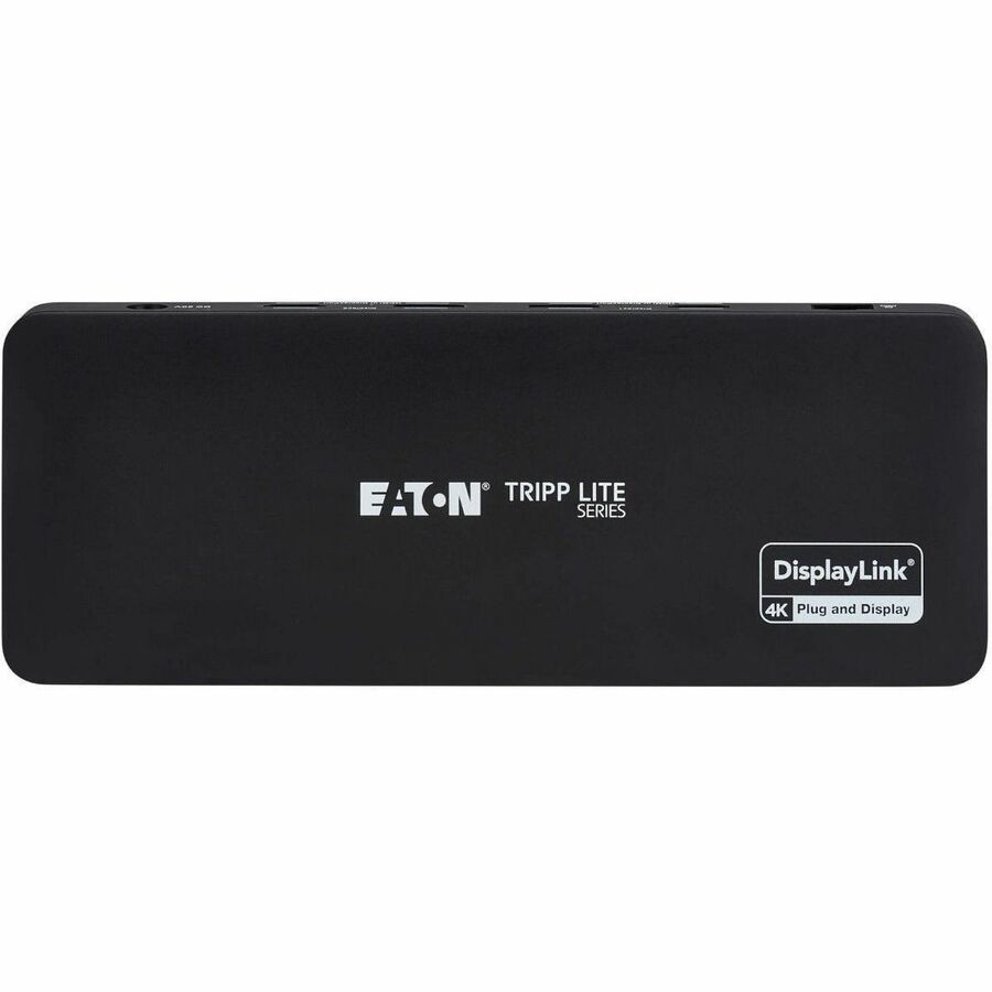 Eaton Tripp Lite Series USB-C Universal Dock, Dual Display - 4K HDMI and DisplayPort, USB 3.2 Gen 1 Hub, GbE, 100W PD Charging