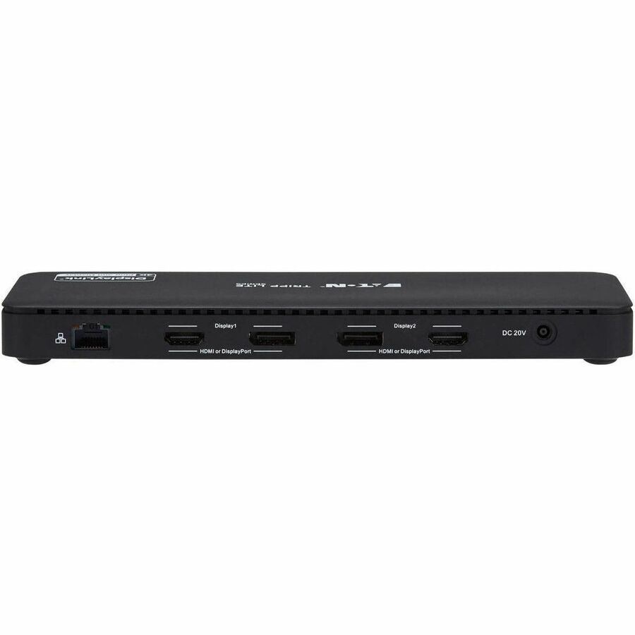 Eaton Tripp Lite Series USB-C Universal Dock, Dual Display - 4K HDMI and DisplayPort, USB 3.2 Gen 1 Hub, GbE, 100W PD Charging