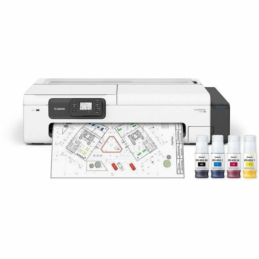 Canon imagePROGRAF TC-21M Inkjet Large Format Printer - Includes Printer, Scanner - Color