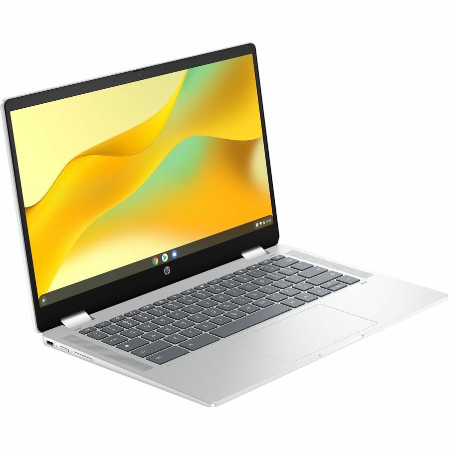 HP Chromebook x360 14b-cd0000 14b-cd0601ds 14" Touchscreen Convertible 2 in 1 Chromebook - HD - Intel N-Series N100 - 4 GB - 128 GB Flash Memory - Glacier Silver