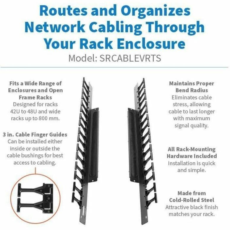 Tripp Lite series SmartRack Cable Routing