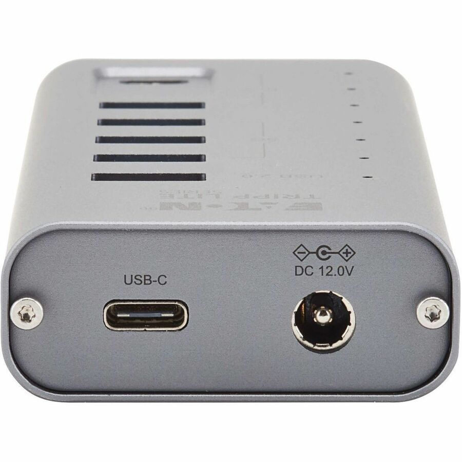 Eaton Tripp Lite Series 7-Port USB-C Hub - USB 3.2 Gen 1 and USB 3.2 Gen 2, 5 USB-A and 2 USB-C Ports, Gray