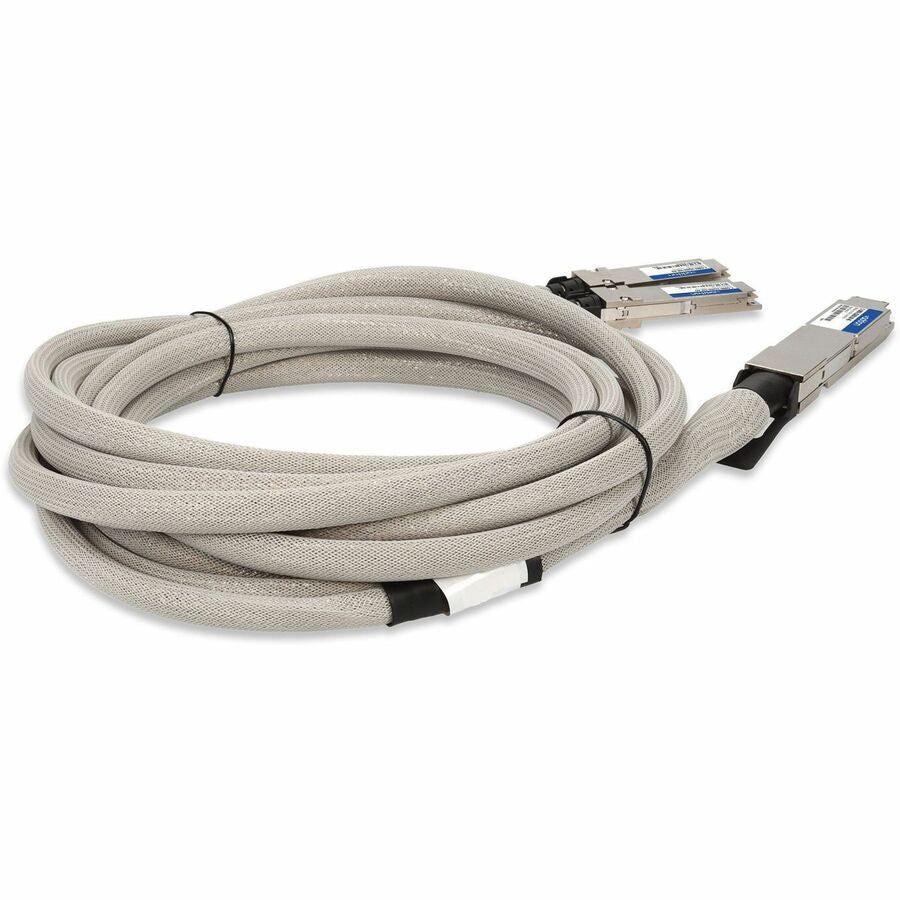 AddOn Arista Networks C-O800-2Q400-2M Compatible TAA 800GBase-CU OSFP to 2xQSFP112 Direct Attach Cable (Passive Twinax, 2m)