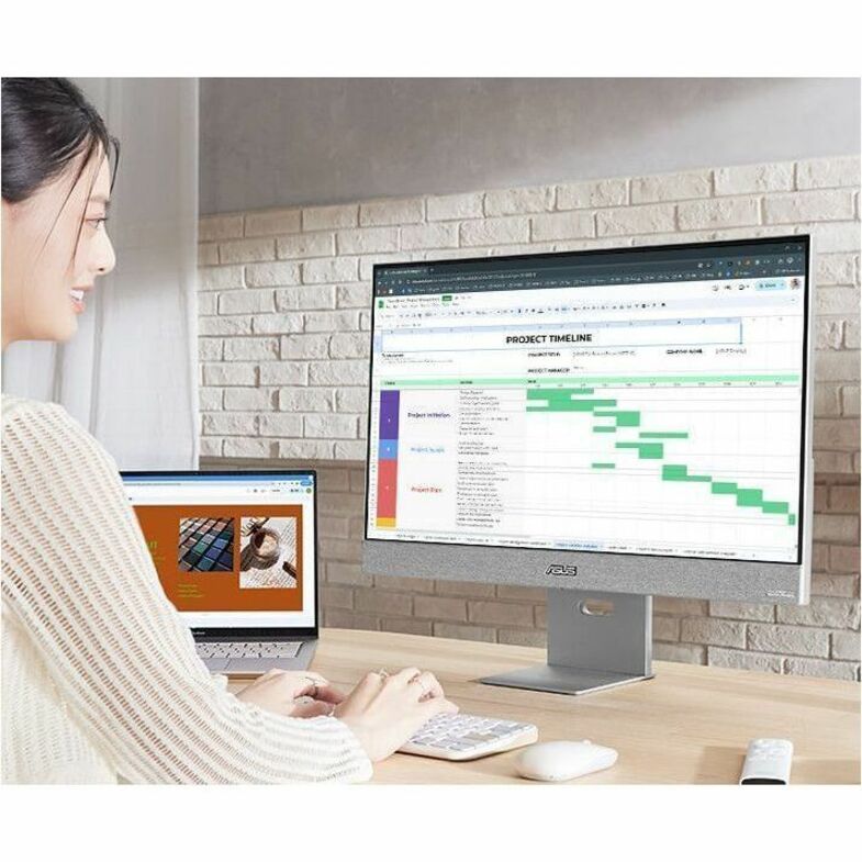 Asus ZenScreen MS32UC 32" Class 4K UHD Smart LED Monitor - 16:9 - Silver