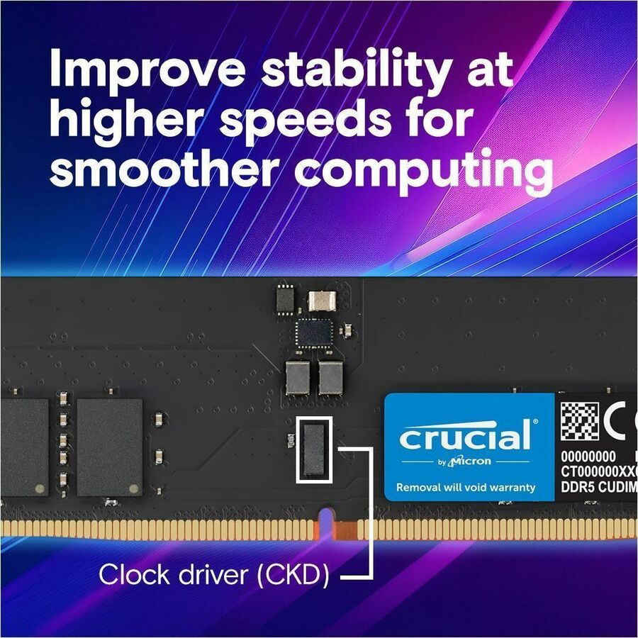Crucial 32GB DDR5-6400 CUDIMM