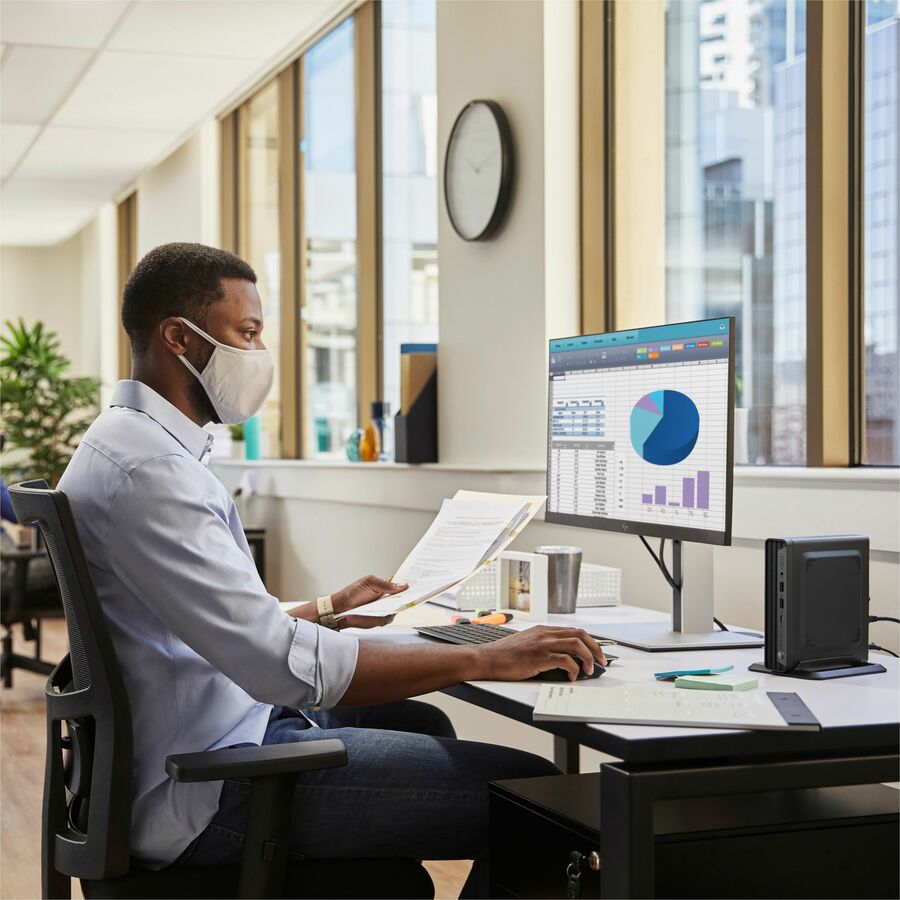 HP Pro Mini 400 G9 Desktop Computer - Intel Core i5 14th Gen i5-14500T - 16 GB - 512 GB SSD - Desktop Mini