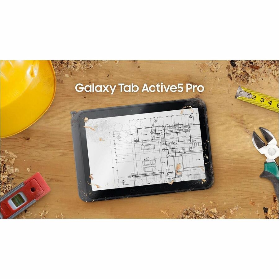 Samsung Galaxy Tab Active5 Pro 5G Enterprise Edition Rugged Tablet - 10.1" WUXGA - Qualcomm SM7635 Snapdragon 7s Gen 3 (4 nm) Octa-core - 8 GB - 256 GB Storage - 5G - Green