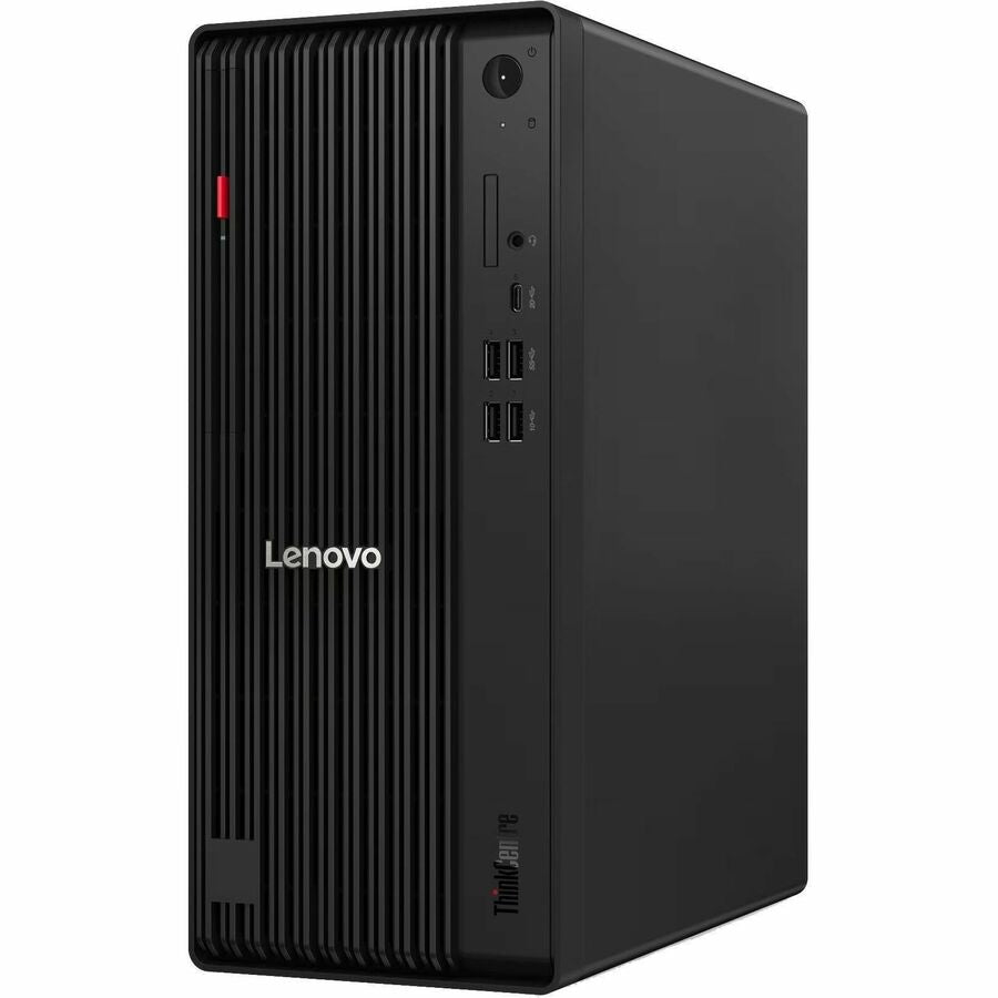 Lenovo ThinkCentre M70t Gen 6 12YH001MUS Desktop Computer - Intel Core Ultra 7 2nd Gen 265 - vPro Technology - 16 GB - 512 GB SSD - Tower - Black