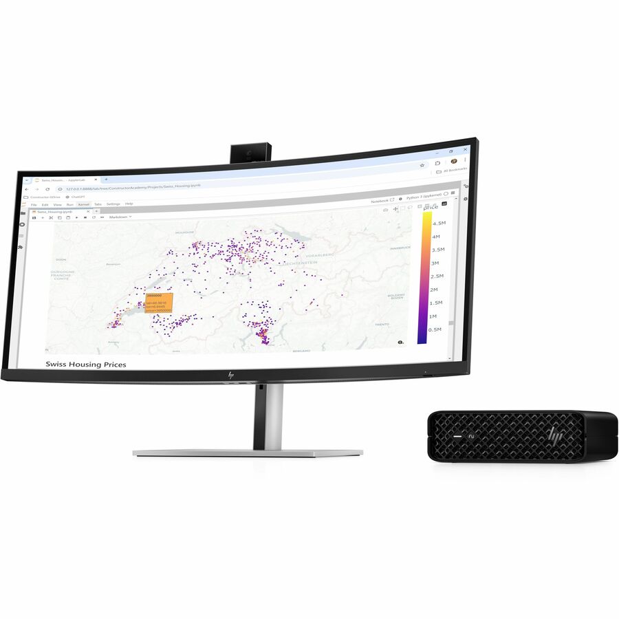 HP Z2 Mini G1i Workstation - Intel Core Ultra 7 265K - 32 GB - 1 TB SSD - Mini PC - Black