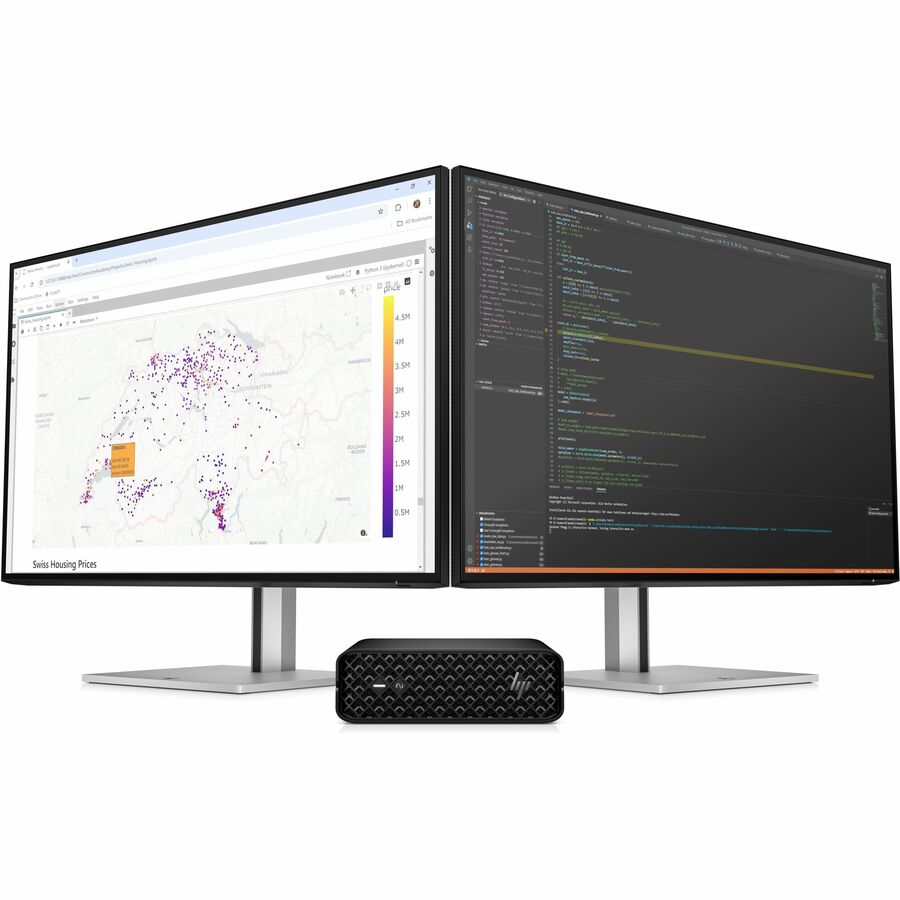 HP Z2 Mini G1i Workstation - Intel Core Ultra 7 265 - 64 GB - 1 TB SSD - Mini PC - Black