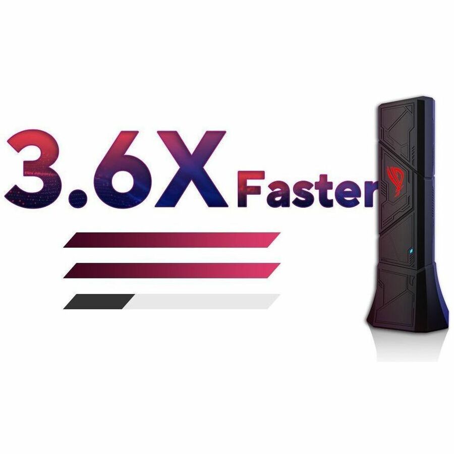 Asus ROG ROG USB-BE92 IEEE 802.11a/b/g/n/ac/ax/be Tri Band Wi-Fi Adapter for Notebook, Desktop Computer, Tablet