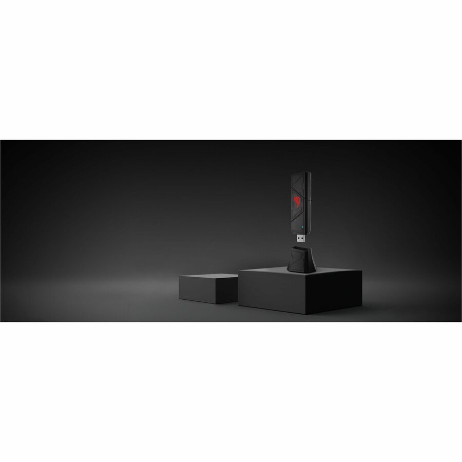 Asus ROG ROG USB-BE92 IEEE 802.11a/b/g/n/ac/ax/be Tri Band Wi-Fi Adapter for Notebook, Desktop Computer, Tablet