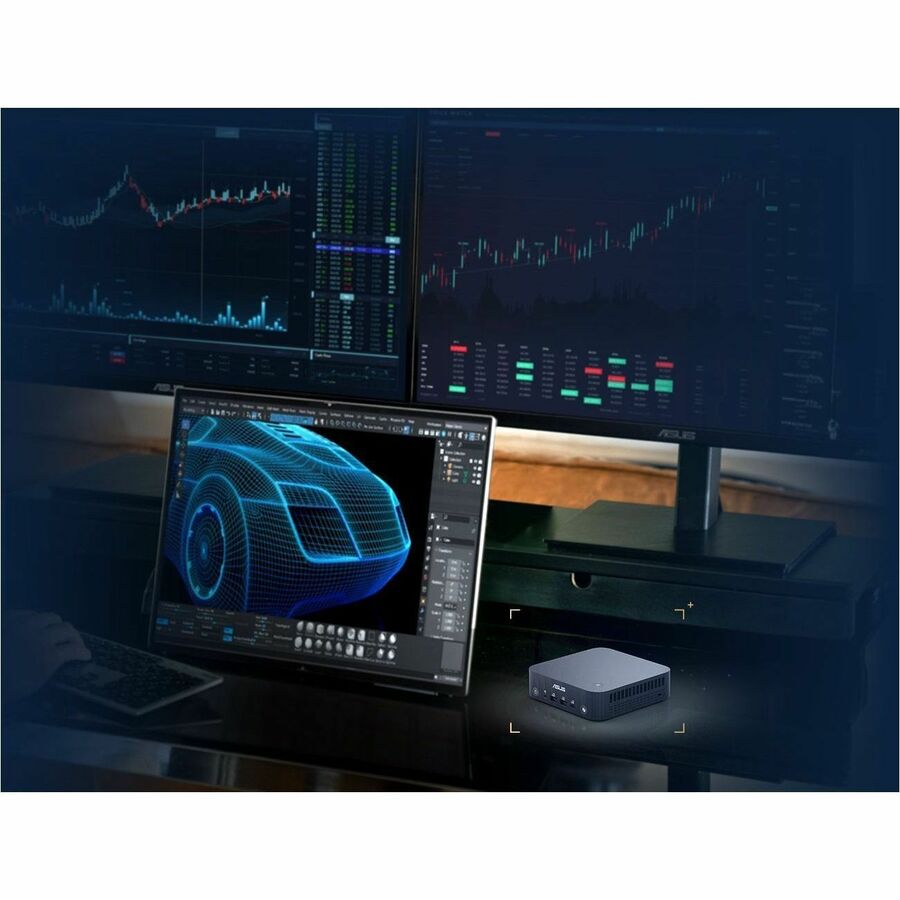 Asus ExpertCenter PN54-BB7000ETL-A Barebone System - Mini PC - AMD Ryzen AI 7 350