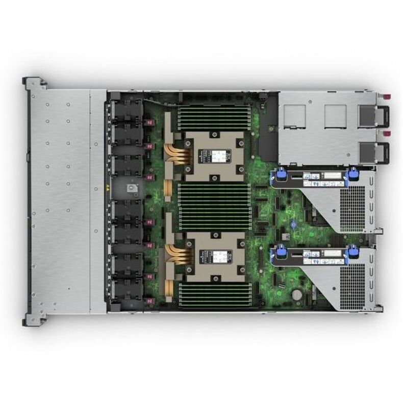 HPE ProLiant DL365 G11 1U Rack Server - 2 x AMD EPYC 9115 2.60 GHz - 256 GB RAM - 960 GB SSD - (2 x 480GB) SSD Configuration - NVMe, 12Gb/s SAS, Serial ATA/600 Controller