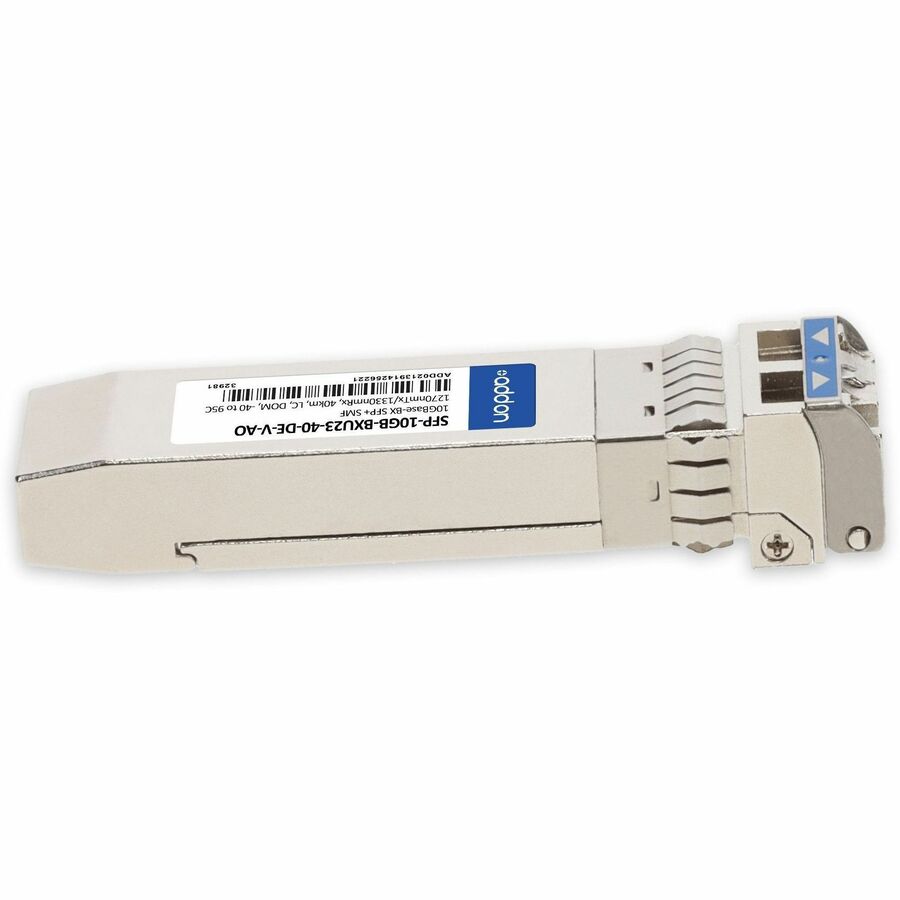 AddOn Dell Compatible TAA 10GBase-BX SFP+ Transceiver (SMF, 1270nmTx/1330nmRx, 40km, LC, DOM, -40 to 95C)