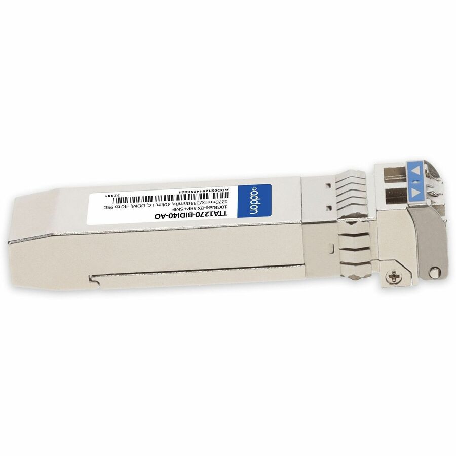 AddOn Commscope TTA1270-BIDI40 Compatible TAA 10GBase-BX SFP+ Transceiver (SMF, 1270nmTx/1330nmRx, 40km, LC, DOM, -40 to 95C)