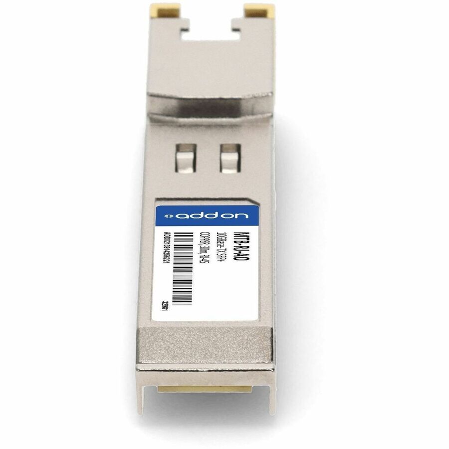 AddOn Planet MTB-RJ Compatible TAA 10GBase-TX SFP+ Transceiver (Copper, 30m, RJ-45)