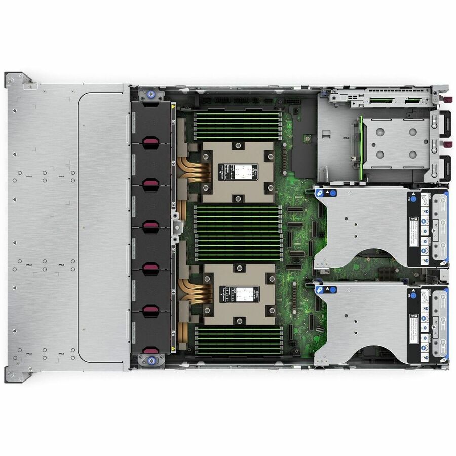 HPE ProLiant DL385 G11 2U Rack Server - 1 x AMD EPYC 9115 2.60 GHz - 256 GB RAM - 960 GB SSD - (2 x 480GB) SSD Configuration - Serial ATA/600, 12Gb/s SAS Controller