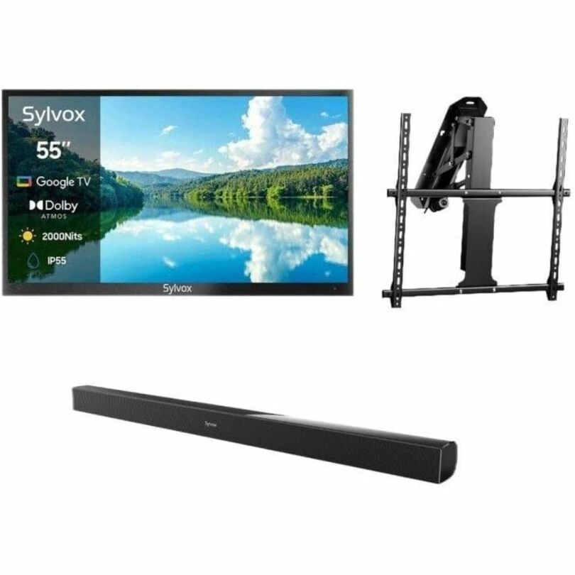 SYLVOX Pool Pro 2.0 OT55A2KHGF 55" Smart LED-LCD TV 2024 - 4K UHDTV - High Dynamic Range (HDR) - Black