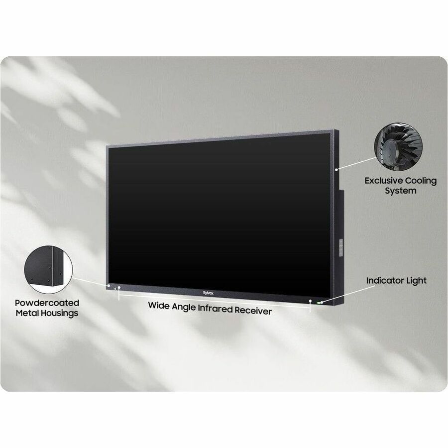 SYLVOX Deck Pro 2.0 OT65A2KHGD 65" Smart LED-LCD TV 2024 - 4K UHDTV - High Dynamic Range (HDR) - Black